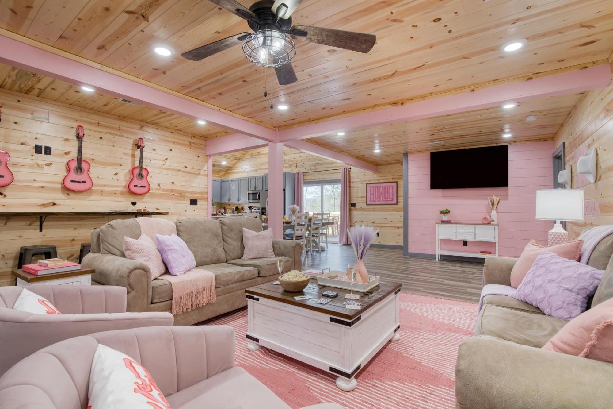 Pink Pines Avantstay Luxury Aesthetic Dream Home Indoor Pool Hot Tub Pigeon Forge Exterior photo